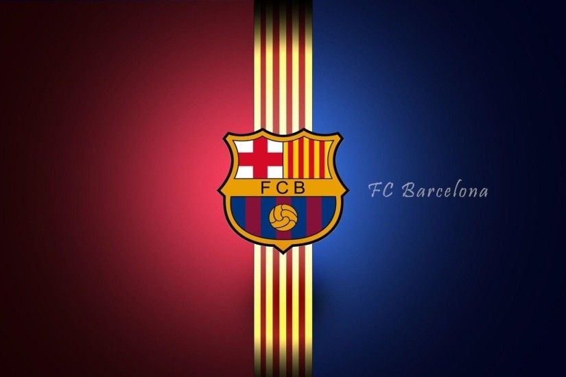 High Resolution FC Barcelona Logo HD 1080p Wallpaper .