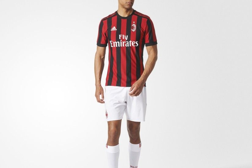 AC Milan 2017-18 Adidas Home Kit | 17/18 Kits | Football shirt