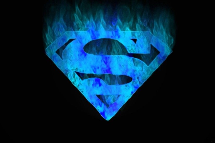Blue Superman Logo ...