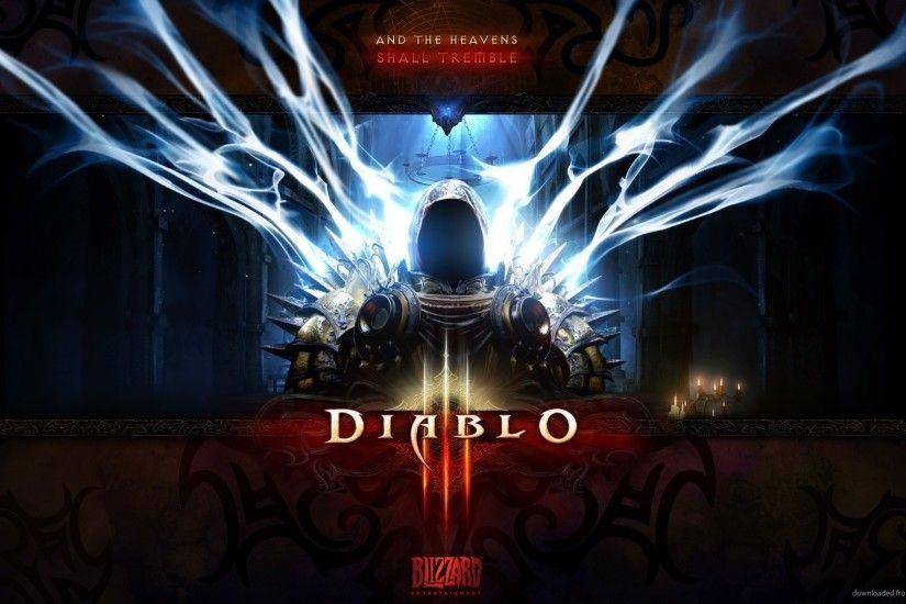 Diablo 3 main page Tyrael for 1920x1080