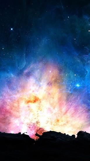 Galaxy Power iPhone 6 wallpaper