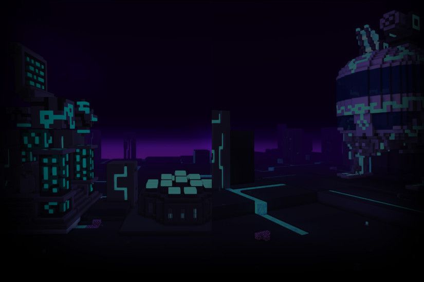 Trove Background Neon City