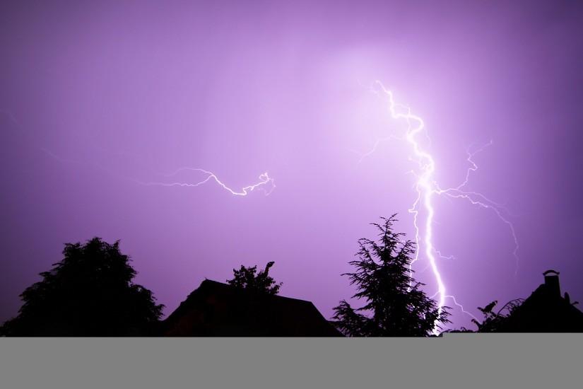Lightning Storm Background
