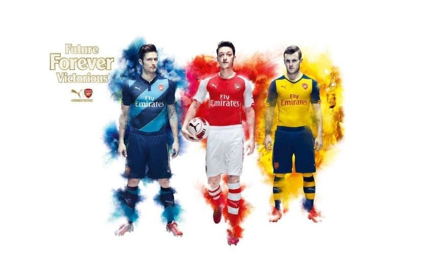 Arsenal 2014-2015 Puma Kit Wallpaper Wide or HD | Male Celebrities .