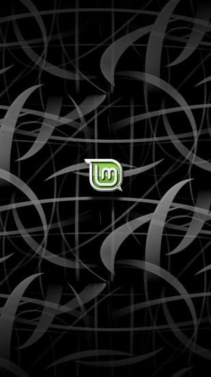 Preview wallpaper linux, gnu, linux mint, logo, abstraction 1440x2560