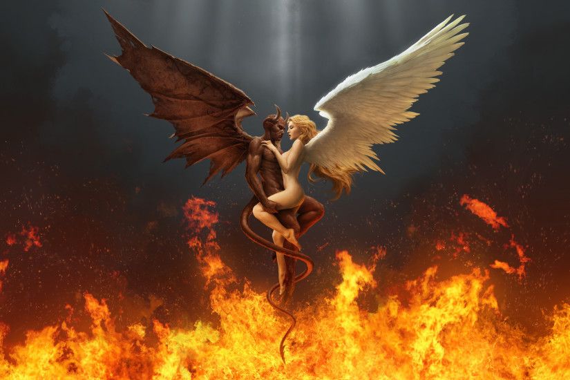 Image result for demons vs angels | idee arrtistique | Pinterest | Angel  wallpaper, Wallpaper free download and Wallpaper