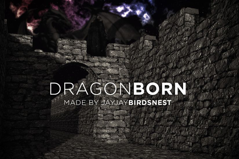 Dragonborn Skyrim Wallpaper by jayjaybirdsnest Dragonborn Skyrim Wallpaper  by jayjaybirdsnest