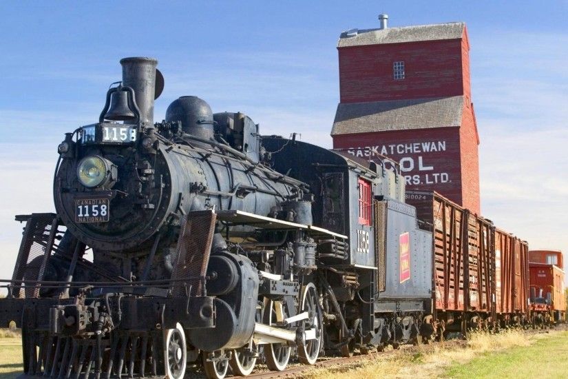 1920x1080 Wallpaper locomotive, railway, traffic