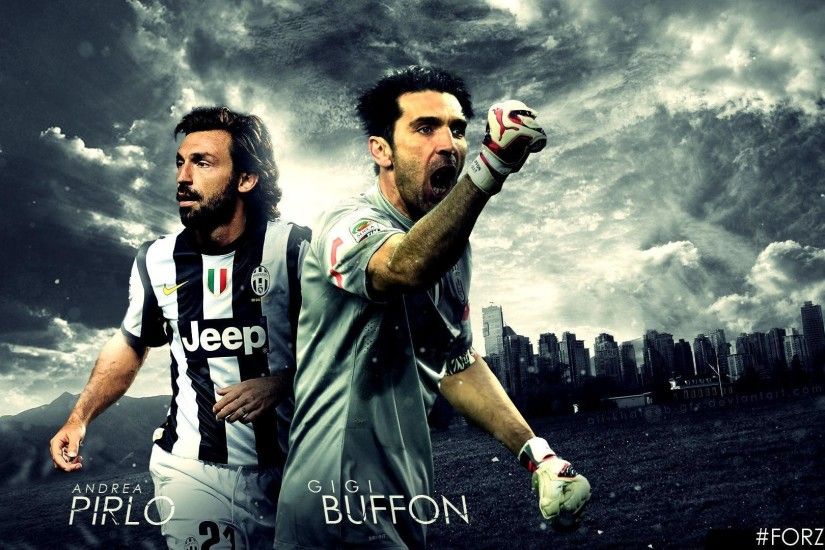 Andrea Pirlo And Gigi Buffon Juventus Wallpaper - DreamLoveWallpapers