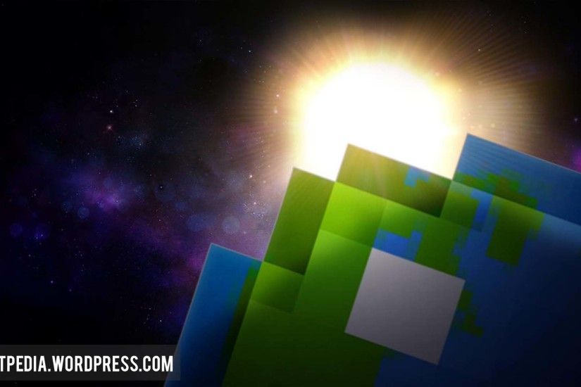 Planet Minecraft Universe Desktop Wallpaper Space Sunshine Earth