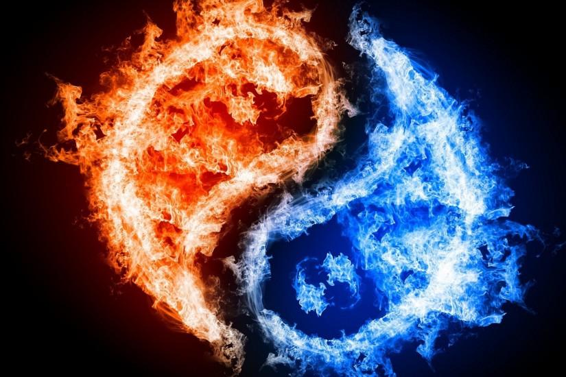 Blue and Red Fire Wallpaper, wallpaper, Blue and Red Fire Wallpaper hd .