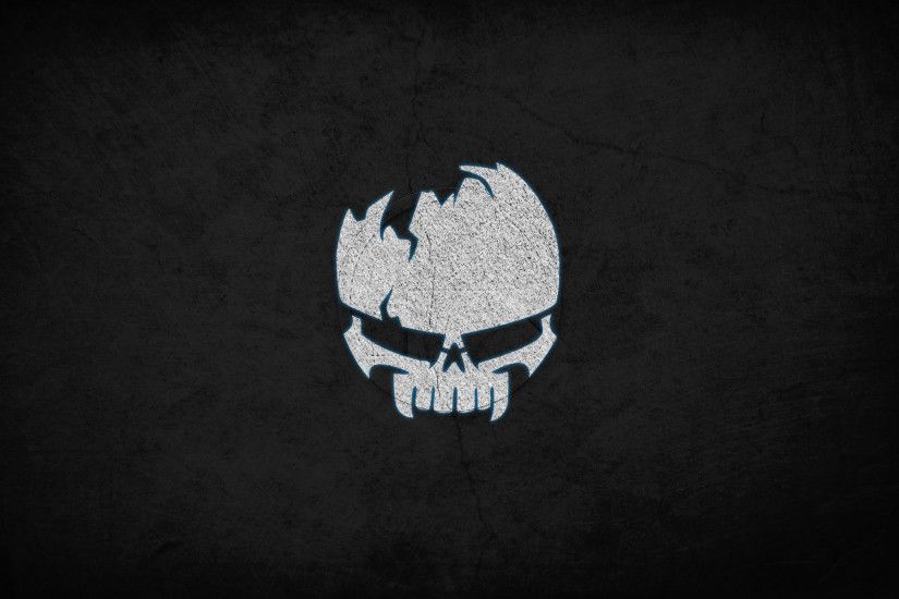 Skull Logo HD Wallpaper