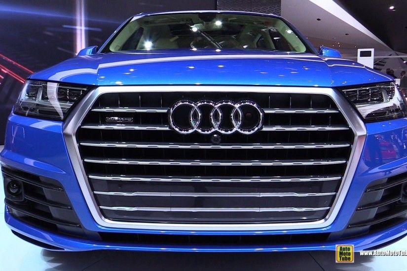 2016 Audi Q7 TFSI Quattro S-Line - Exterior and Interior Walkaround - 2015  Detroit Auto Show - YouTube