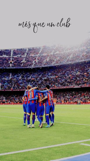 "MÃ©s que un club" FC Barcelona wallpaper Barcelona, football, futbol, calcio
