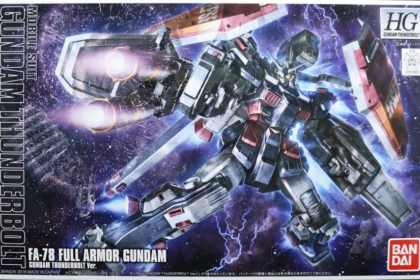 607 - HGTB Full Armor Gundam [Gundam Thunderbolt Anime Ver.] UNBOXING -  YouTube