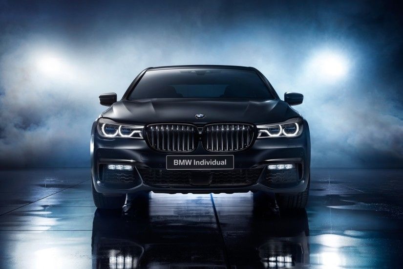 2017 BMW 7 Series Black Ice wallpaper hd-1920x1080