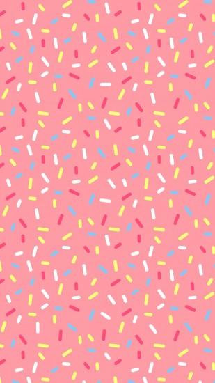 Pink Donut Sprinkles - what a joyful & bright