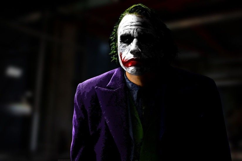 The Joker - The Dark Knight Wallpaper - Entertainbaba