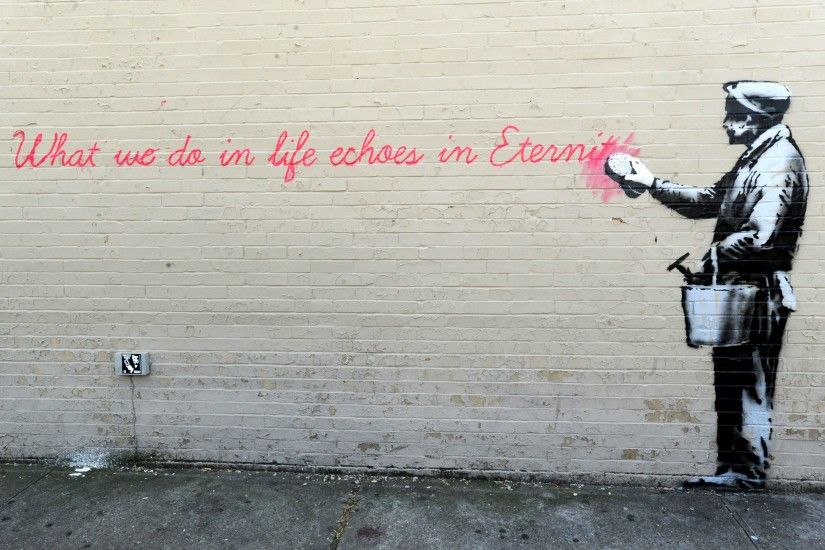 42 Banksy Backgrounds