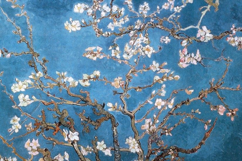 blossoms vincent van gogh artwork almond 3012x2293 wallpaper Art HD  Wallpaper