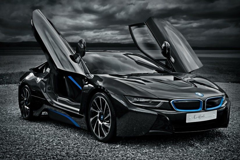 4K HD Wallpaper: Future. Electric Car. BMW i8.