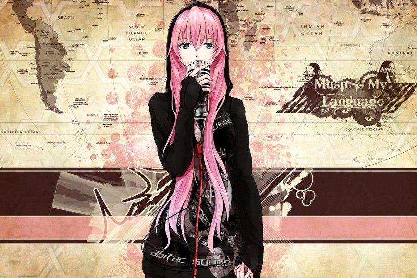 Music Anime Girl Desktop Wallpaper
