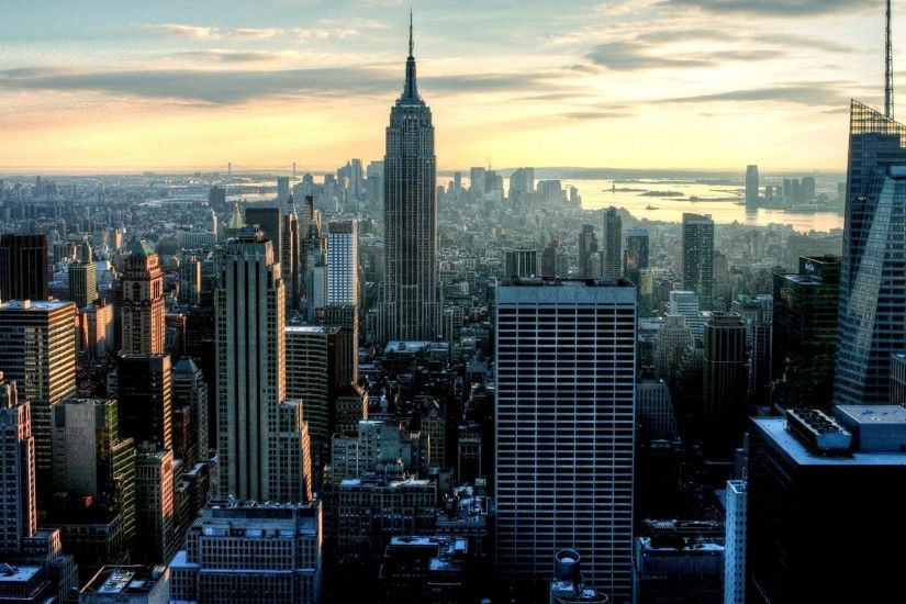 new york city empire state building city photography wallpaper hd high  definition windows 10 mac apple colourful images backgrounds download  wallpaper free ...