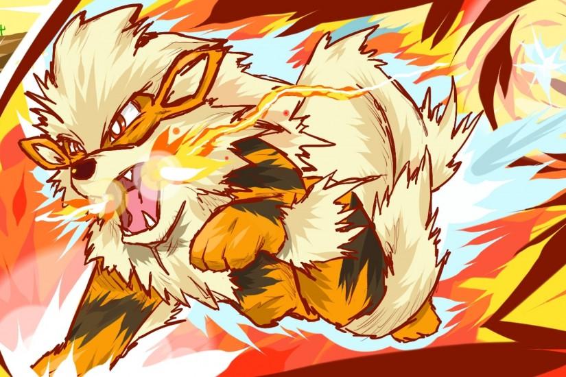 Arcanine Background Free Download.