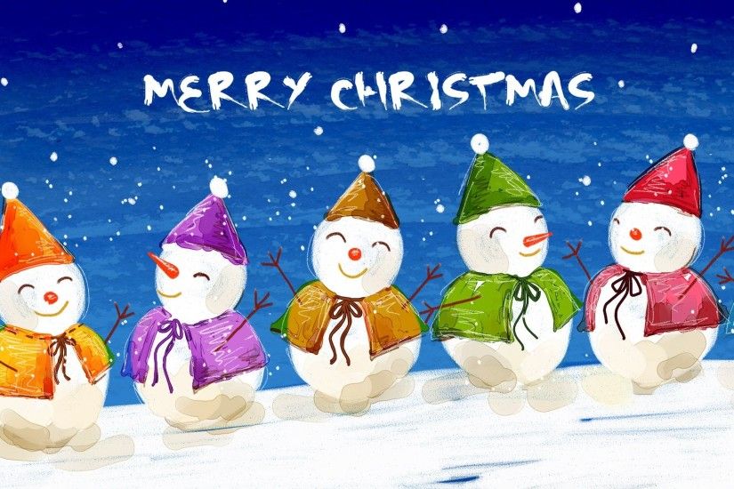 Animated Merry Christmas Wallpaper