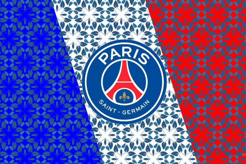 french flag PSG emblem wallpaper