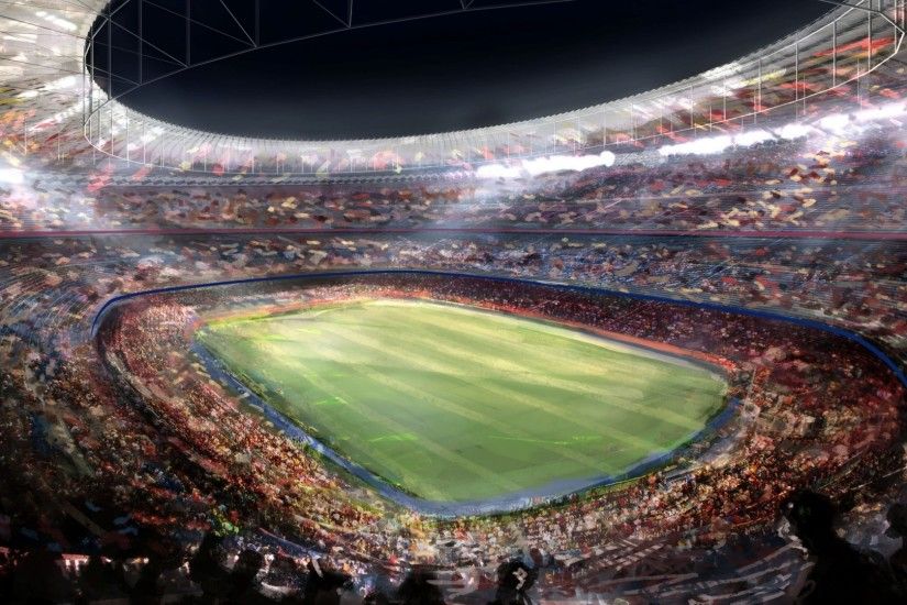 Nou Camp Stadium Barcelona Wallpaper