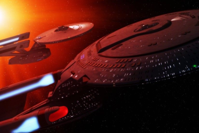 Starship Enterprise, Star Trek, Space, Sci-fi