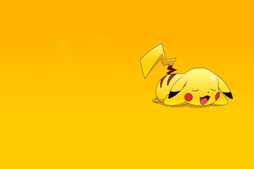 Pikachu is one of the most favorite character in Pokemon. So, I think that  this picture of sleeping Pikachu character is one of the best Pokemon  wallpaper.