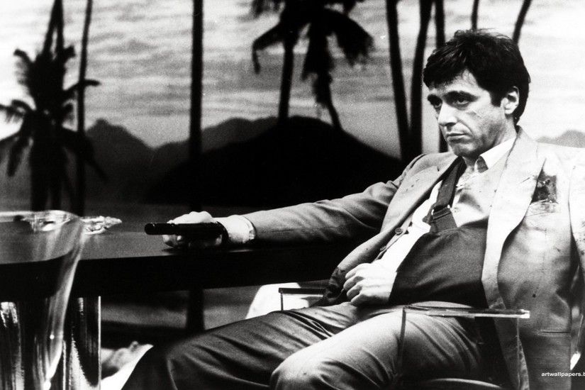 Al Pacino in Scarface directed by Brian De Palma, 1983