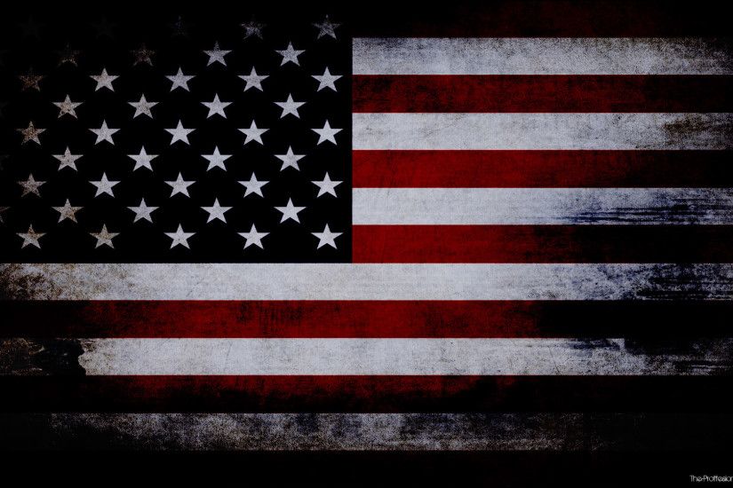 USA flag grunge wallpaper by The-proffesional