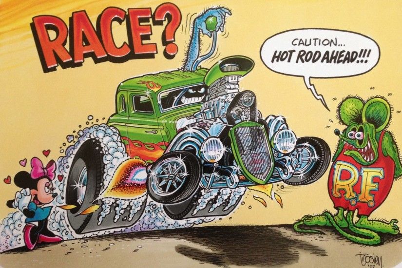 these-american-muscle-and-hot-rod-cartoons-go-. Bike IllustrationRat FinkAutomotive  ...