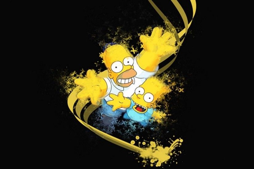 background wallpaper black homer wallpapers papers simpsons