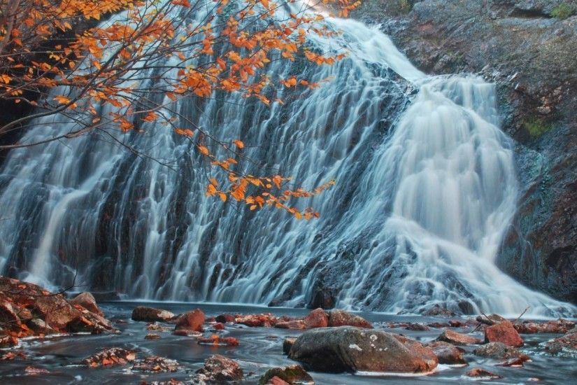 Waterfalls - River Waterfalls Stones Rocks Canada Forest Jungle Wallpaper  Hd Nature Desktop for HD 16