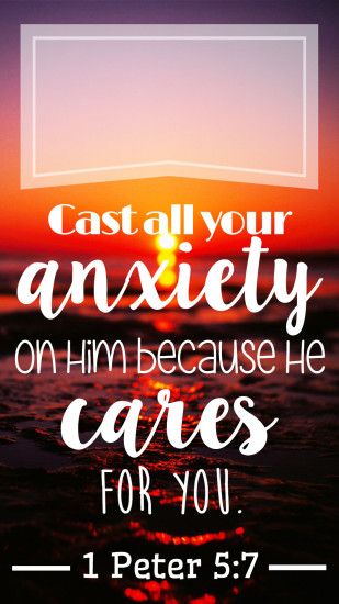 1 peter 5:7, cast your cares, bible verse, phonto, typography
