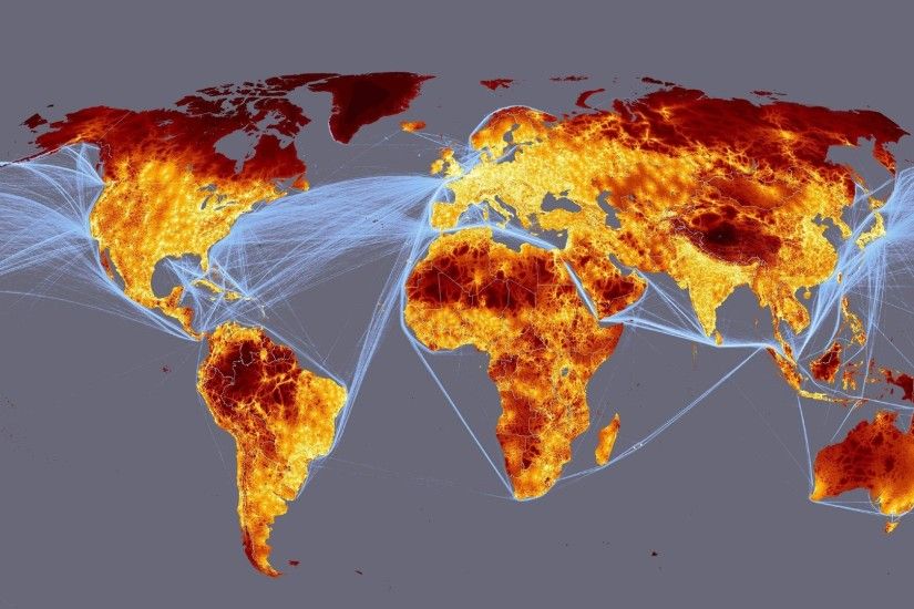 Digital Traffic Geography Maps World Map