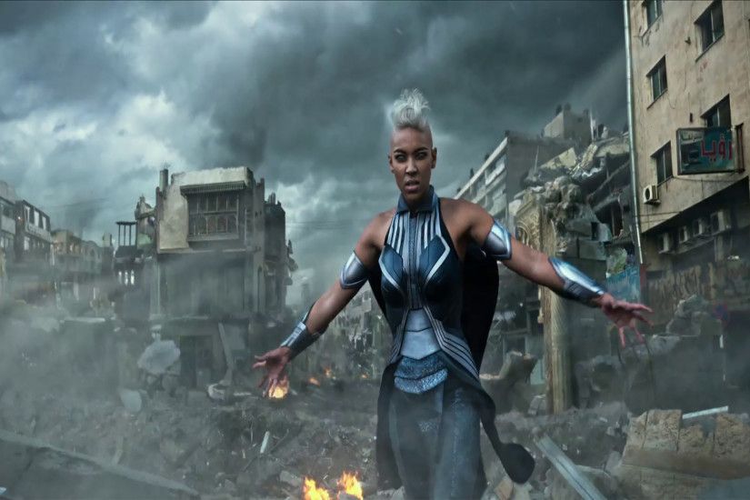 Alexandra Shipp as Storm in X-Men Apocalypse