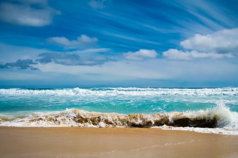 2560x1440 Wallpaper ocean, sea, gulf, waves, blue water, coast, beach
