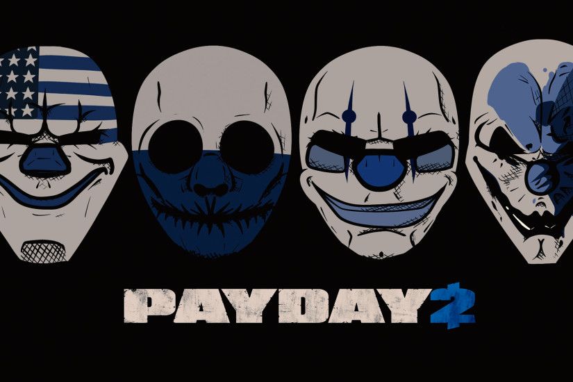 Payday 2 Masks Wallpaper. Masks created by BurninTaco