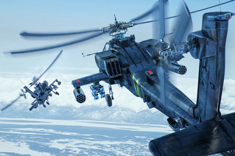 Background Wallpapers Apache Helicopter HD Desktop Wallpapers .