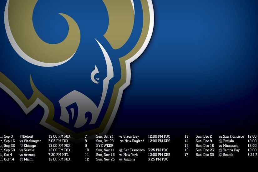 Derrick Docket Â» St. Louis Rams Schedule Wallpaper