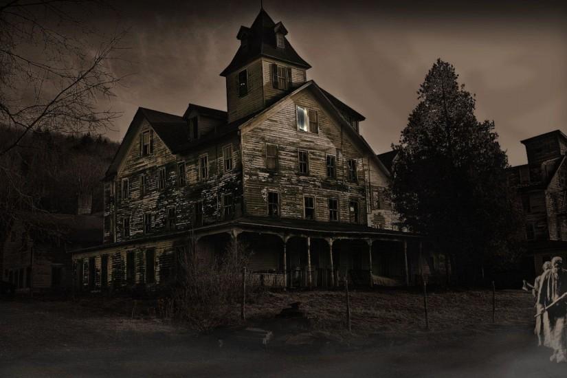 Halloween Haunted House Background Images - Viewing Gallery