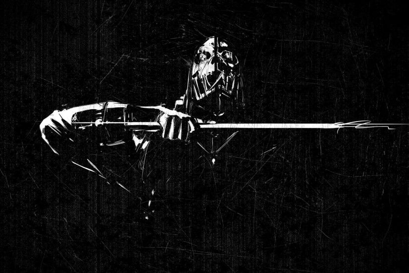 SWORDS - dark masks dishonored wallpaper