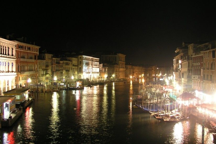 Preview wallpaper venice, italy, night 3840x2160