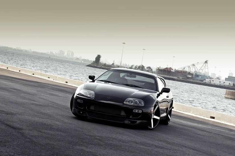 Black red dock cars sports Toyota outdoors vehicles supercars turbo Toyota  Supra automotive automobiles exotic cars supra mkIV Toyota Supra Turbo  wallpaper ...