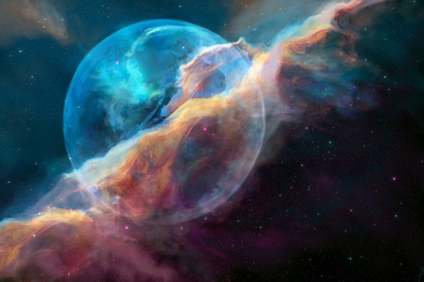 Bubble Nebula, HD. Original Resolution: 2560x1600